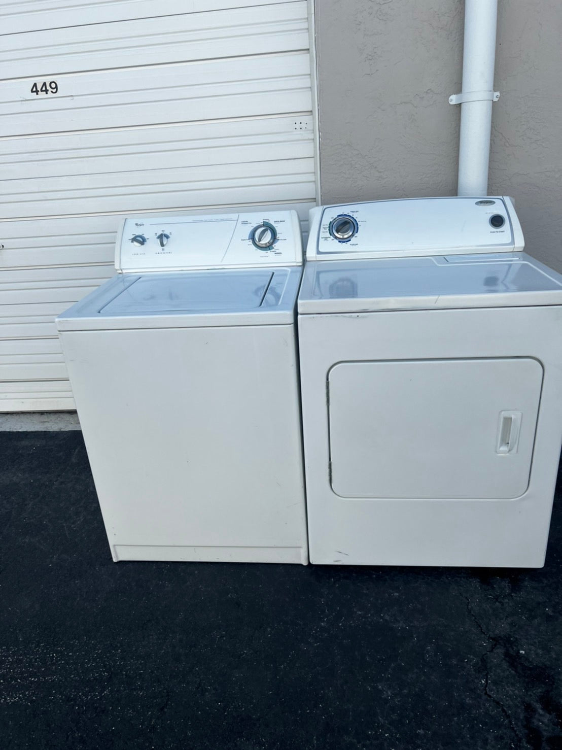 Whirlpool Washer and Dryer Set Whirlpool Washer and Dryer Set